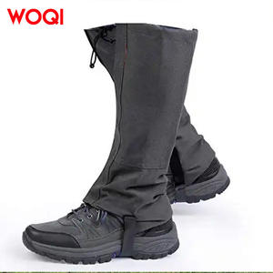 WOQI Protège-jambes d'extérieur imperméables pour la randonnée, l'alpinisme, la protection contre la glace et la neige, pour adultes, mollets, polyester, tactiques - Product Image 1