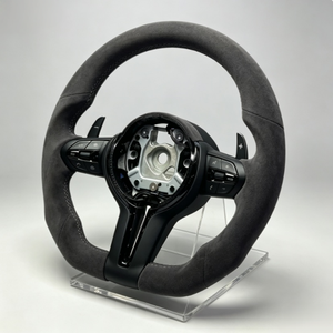 Volante Completo de Alcántara para <span class=keywords><strong>BMW</strong></span> E90 E92 E93 F20 F22 F30 F31 F32 F36 F80 M3 F10 <span class=keywords><strong>M5</strong></span> F82 M4 F15 X5 Todos los Modelos - Product Image 3
