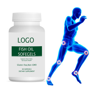Capsules d'huile de poisson Oméga 3 en gélules molles OEM ODM, source huile de poisson sauvage du Pollock d'Alaska, compléments alimentaires - Product Image 1