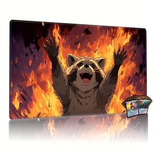 Mapache Lindo juego de cartas con estilo <span class=keywords><strong>MTG</strong></span> Playmat the Gathering Magic Mouse Pad ordenador Oficina Mousepad antideslizante Trading Card Deskmats - Product Image 1