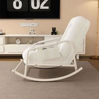 Fauteuil à bascule pivotant de style américain pour salon, mobilier de luxe moderne, fauteuil à bascule pivotant nordique pour hôtel