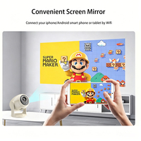 Mini projecteur LCD Veacine B10, partage d'écran sans fil, projecteur portable à courte focale, home cinéma, best-seller.
