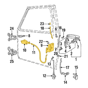 ฟอร์ดล็อคประตูหน้า F4TZ-15219A64-A F4TZ-15219A65-A อะไหล่ทดแทนสำหรับ F150 F250 - Product Image 4