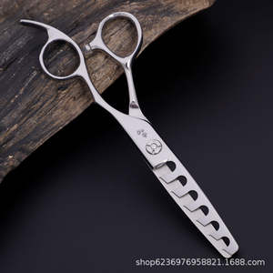 Tijeras de peluquería Hw de 6,0 pulgadas, tijeras de entresacar de acero inoxidable 440C, herramientas profesionales para cortar el cabello para estilistas - Product Image 5