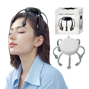 0728 Masajeador de Cabeza Recargable de 360 Grados, Estimulador de Cuero Cabelludo Portátil, Masajeador Inalámbrico con Garras de Pulpo para Relajación - Product Image 1