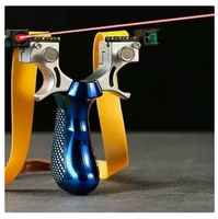 Lance-pierre automatique 98k haute précision avec visée laser, pour la chasse, à pression rapide, pour compétition adulte, avec bande élastique plate, modèle extérieur D-889
