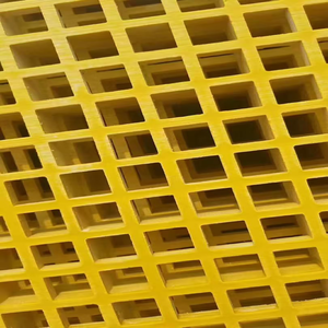 Plate-forme <span class=keywords><strong>de</strong></span> <span class=keywords><strong>grille</strong></span> en PRF bien isolée et résistante aux alcalines, traitement <span class=keywords><strong>de</strong></span> drainage, panneau mural en fibre <span class=keywords><strong>de</strong></span> verre <span class=keywords><strong>pour</strong></span> sol et mur - Product Image 3