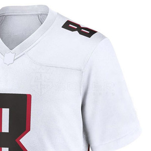 Vente directe Maillot de football américain à manches courtes pour homme 100% polyester Grande taille Respirant Séchage rapide Personnalisable Haute qualité - Product Image 5