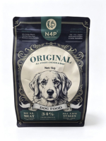 Nourriture pour chiens N4P Premium 1 kg, originale, riche en protéines, 34 % de poulet et de bœuf, 85 % de protéines animales, nourriture sèche pour chiots et chiens adultes, toutes les étapes de croissance