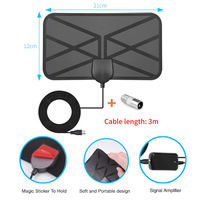 Antenne TV numérique HD 4K intérieure faite maison Antenne murale en plastique PCB Panel High-Tech pour la réception TV