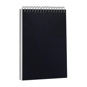 Buku Sketsa Spiral Lipat Sampul Kartu Hitam atau Kertas Kraft B5/A5/A6 Buku Gambar Minimalis untuk Pelajar dan Profesional - Product Image 3