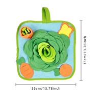 Tapis d'alimentation interactif pour petits animaux (chiens, lapins, cochons d'Inde, hérissons, chinchillas, chiots) - Tapis de renifleuse en polyester