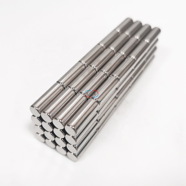 Cylinder Neodymium Magnet 5x15 mm Nickel Plated Disc Magnets Cylindrical Round NdFeB Magnet Rod Magnetic Material