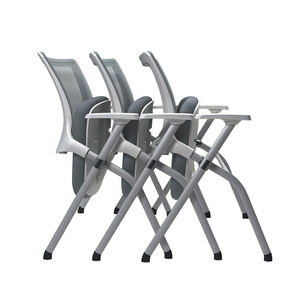 KOHO sandalye ergonomik toplantı odası orta arka ofis toplantı sandalyesi örgü mobilya çalışma koltuğu yazma pedi ve dizüstü ile - Product Image 3