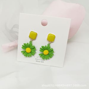 ต่างหูเข็มเงินแบบเกาหลีต่างหูรูปมังกรตัว g น่ารักแบบเดียวกับเด็กผู้หญิงเดซี่เครื่องประดับหูสำหรับคนดังทางอินเทอร์เน็ต - Product Image 3