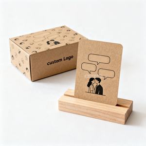 Cartes de <span class=keywords><strong>conversation</strong></span> imprimées personnalisées pour couples d'ami <span class=keywords><strong>Jeu</strong></span> de société de haute qualité pour couples d'adultes avec boîte - Product Image 2