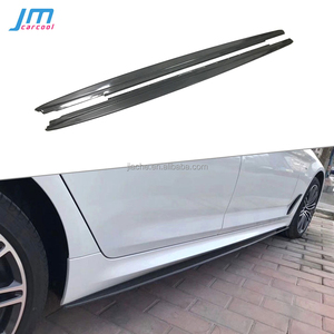 Per minigonne laterali in fibra di carbonio serie 5 Spoiler <span class=keywords><strong>a</strong></span> labbro paraurti per BMW F90 M5 G30 G31 G38 M Tech M 2017 sportiva 2018 <span class=keywords><strong>b</strong></span> - Product Image 1
