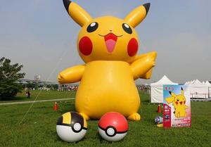 Bong Bóng Mô Hình Bơm Hơi Quảng Cáo Tùy Chỉnh Để Khuyến Mãi Bơm Hơi <span class=keywords><strong>Pikachu</strong></span> Khổng Lồ Poke Mon - Product Image 4