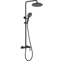 Colonne de douche de luxe dorée avec mitigeur en laiton et fonction pluie pour salle de bain, pour projets et vente en gros