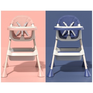 Autres articles pour bébés <span class=keywords><strong>3</strong></span> <span class=keywords><strong>chaises</strong></span> Siège enfant Acrylique Pivotant Mangeable Réglable Multifonctionnel Moderne <span class=keywords><strong>2</strong></span> en <span class=keywords><strong>1</strong></span> Chaise d'alimentation en caoutchouc pour bébé - Product Image 2