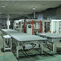 Machine à palettes en bois transversale professionnelle avec moteur, haute productivité, capacité de charge de 1T, 10 cycles/min, pour usines, puissance de 5kW