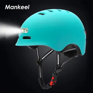 マンキールバイクプロテクションロッククライミングプレデターマウンテンバイク安全スクーターヘルメットライト付き女性用