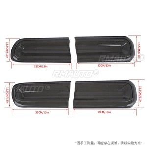 Pour Dodge Challenger 2015-2023 : Cache de feux arrière extérieur, Cache de feux arrière, Pièce de modification, Cache décoratif de feux arrière - Product Image 6