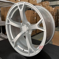 Rines de Aleación Forjados Monoblock Nismo V1 Plateados de 1 Pieza, 5x114.3 para Nissan 300z 350z 370z Infiniti Q50 Q60 G35 G37