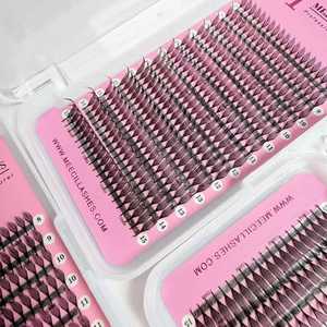 Cils en éventail pré-faits Meecillashes <span class=keywords><strong>Anime</strong></span> Spire Lash, nouveau design, pour extensions de cils en plumes de cachemire douces, C/D, style comic - Product Image 1