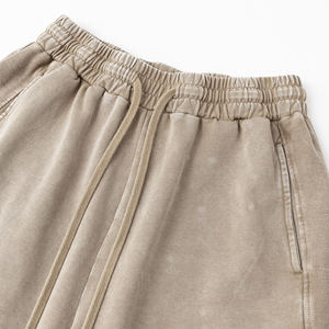 Short de poche personnalisé avec impression bouffante Streetwear pour hommes coton de haute qualité délavé à l'acide vintage - Product Image 3