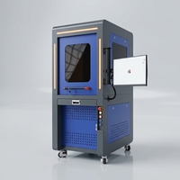 Machine de marquage laser à fibre pour la gravure sur métal et acier inoxydable, prise en charge DXF/PLT, refroidissement rapide par air/eau