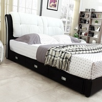 Cadre de lit king size sous rangement avec roues sommier en métal ensemble de luxe meubles de chambre canapés-lits lit
