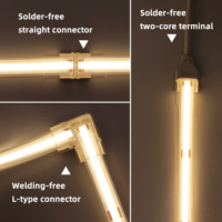Bande lumineuse LED COB TRX couleur personnalisée 3000K 4000k 6000K 12V/24V USB pour Wi-Fi intelligent IP65 CE ROHS FCC Lumières de décoration intérieure