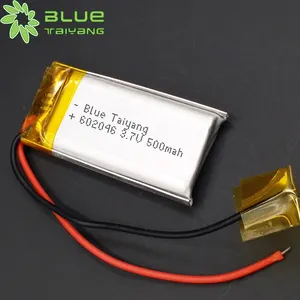 Màu Xanh Taiyang 602046 3.7V 500Mah Lithium Polymer Li Ion Pin Sạc 500Mah Pin Lipo