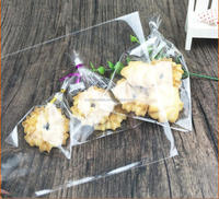 Sachets transparents pour sucettes, sacs alimentaires en plastique, personnalisés, Opp, vente en gros, 100 pièces
