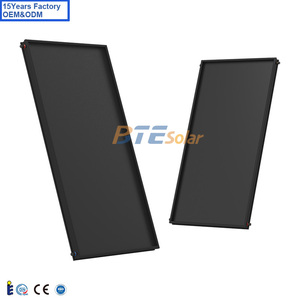 Colector Solar de Placa Plana Presurizada de Aluminio de 2000*1000*80 mm con Revestimiento de Cromo Negro y Tubería de Cobre para Calentar Agua - Product Image 1