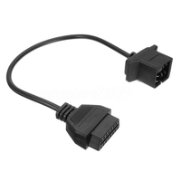 6-Pin OBD1-Stecker auf 16-Pin OBD2-Buchse Kabel Auto-Diagnose-Adapter für Chrysler