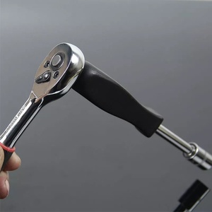 Jeu de clés à douille à cliquet 46 pièces, outils manuels robustes, kit de réparation automobile, jeu de clés à douille C46, jeu de clés à douille 46 pièces, auto C - Product Image 3