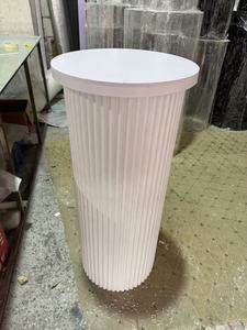 PVC 핑크 화이트 퍼플 다른 색상 꽃 스탠드 주각 기둥 디스플레이 케이크 테이블 스탠드 아기 샤워 뜨거운 공기 풍선 장식 - Product Image 3