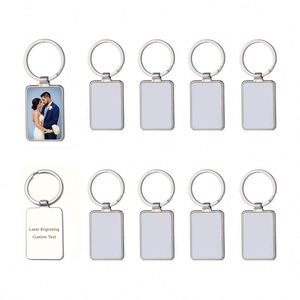 Porte-clés en alliage de zinc personnalisés pour impression photo numérique, cadeaux promotionnels, logo laser, sublimation, légers - Product Image 1