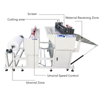 Machine de découpe de panneaux époxy pour réduire les coûts de main-d'œuvre, personnalisée, 34 m/min, automatique, avec écran LCD, pour films et feuilles.