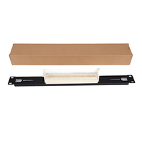 Panneau de brassage téléphonique 50 paires, type 110 Cat 3, 1U 19" pour montage en rack, organisateur de lignes téléphoniques en vrac pour placard et câbles Ethernet LAN