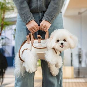 Pet Carriers Polyester Small <b>Dogs</b> Cats Luxury Fashion Warm Slings Backpacks Belt Closure Portable Crossbody Cartoon Shoulder - Product Image 2