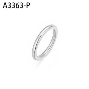 Anillo de Moda Amy Amy A3363 de Acero Inoxidable, Anillo de Boda Clásico para Mujer, Joyería de Compromiso - Product Image 1