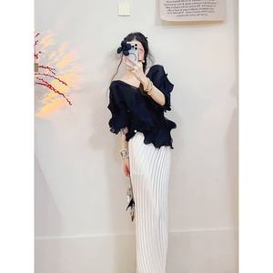 ชุดเซ็ตเสื้อผ้าแฟชั่นฤดูร้อนปี 2025 กระโปรงผู้หญิงสองชิ้น เสื้อแขนสั้นสำหรับสาวๆ และกระโปรงสั้นเข้าชุด - Product Image 3