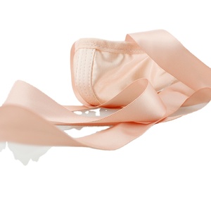 Scarpette da Danza Classica in Tela Comode e di Tendenza <span class=keywords><strong>con</strong></span> Fodera in Cotone, Suola Morbida e <span class=keywords><strong>Tacco</strong></span> Piatto per Ragazze - Product Image 3