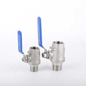 304 Stainless Steel 2PC Female Thread <strong>Ball</strong> <strong>Valve</strong> PT Full Port <strong>Ball</strong> <strong>Valve</strong> - Product Image 2