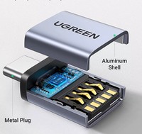 Adaptador OTG USB-C 3.0 UGREEN, Adaptador USB-C Macho a USB Hembra, Transferencia de Datos de Alta Velocidad de 5 Gbps y Carga