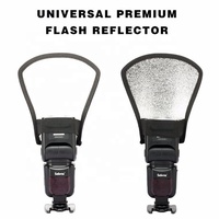 Diffuseur de flash pour appareil photo double face argent/blanc 2-en-1, boîte à lumière réflectrice, réflecteur de lumière flash photo pour appareils photo Nikon et Sony