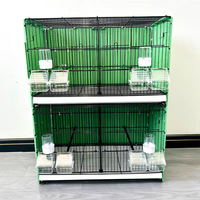 Cage à oiseaux en métal durable de qualité supérieure pour perruches, agapornis, canaris, pinsons